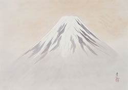 横山大観「遠寺晩鐘」
