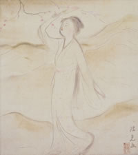 入江波光「朝に遊ぶ子」