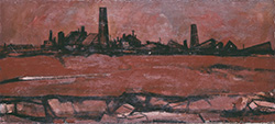 松本竣介《焼跡風景》