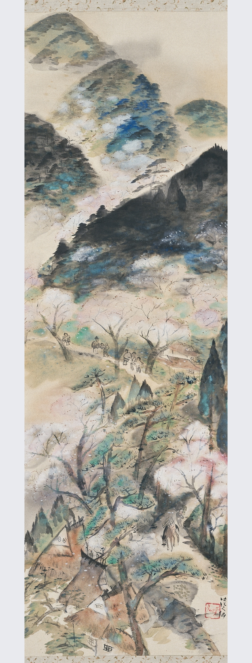 浅井忠《秋郊》