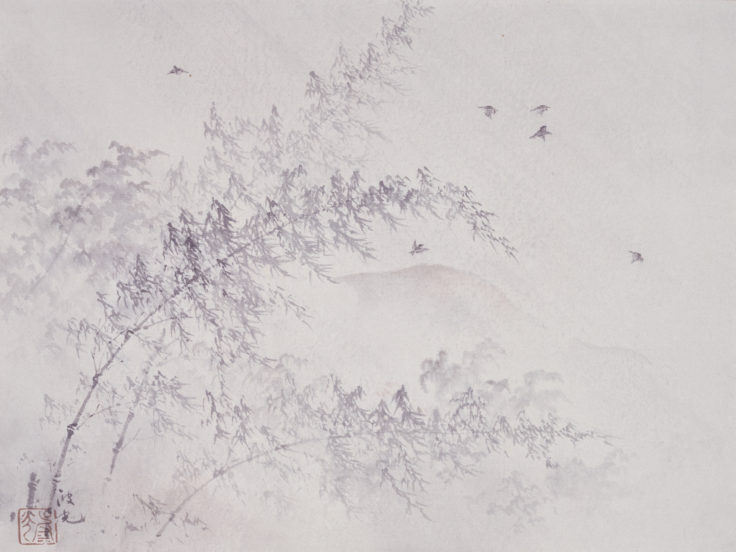 青木繁《婦人像》